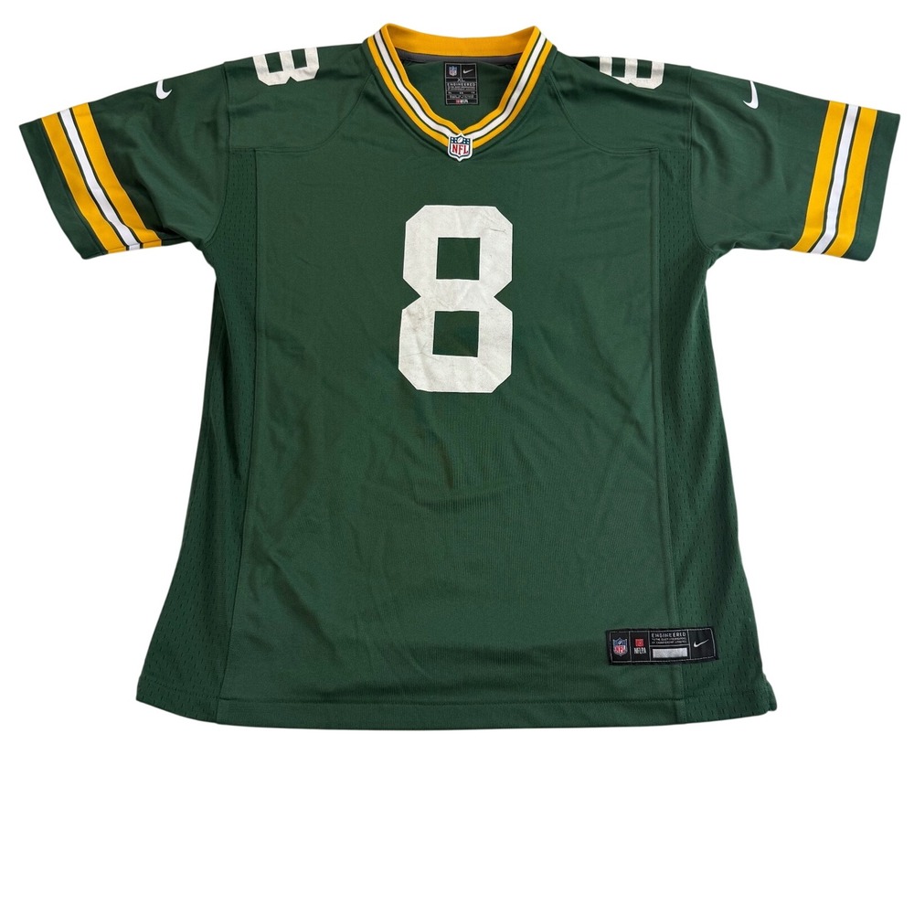Nike NFL Green Bay Packers Jacobs 8 Jersey Mens XL Green Football Fan Gear